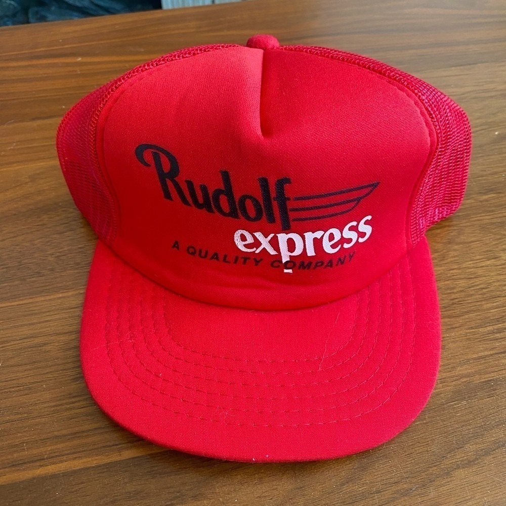 Rudolph Express A Quality Company Trucker Haf